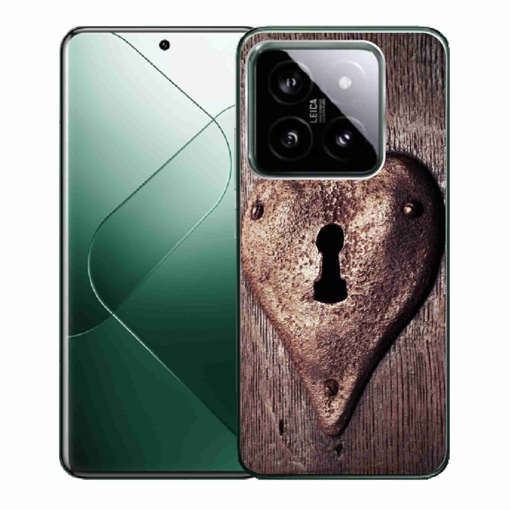 Gél borító mmCase a Xiaomi 14-hez - szív alakú zár