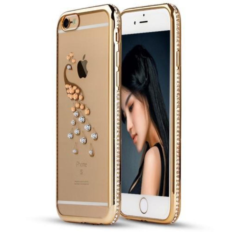 Xin zselés tok iPhone 6s Plus és 6 Plus készülékhez - arany páva