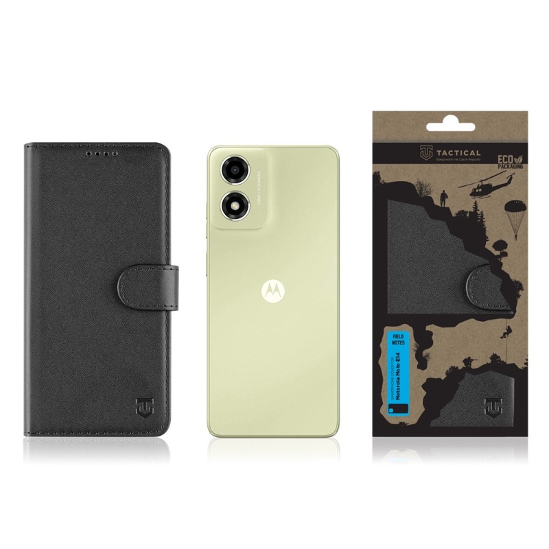 Taktikai terepi jegyzetek a Motorola E14 fekete készülékhez