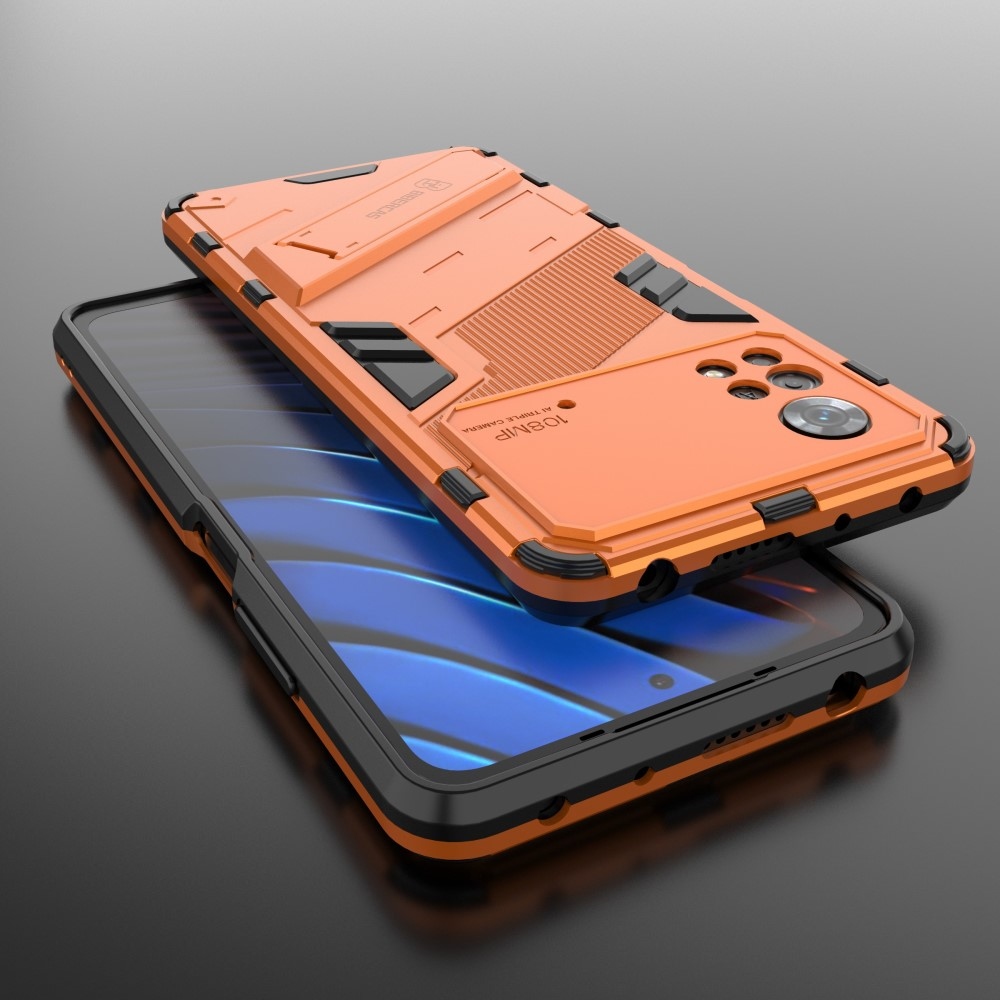 Tartós borító Xiaomi Poco X4 Pro 5G - narancssárga színben