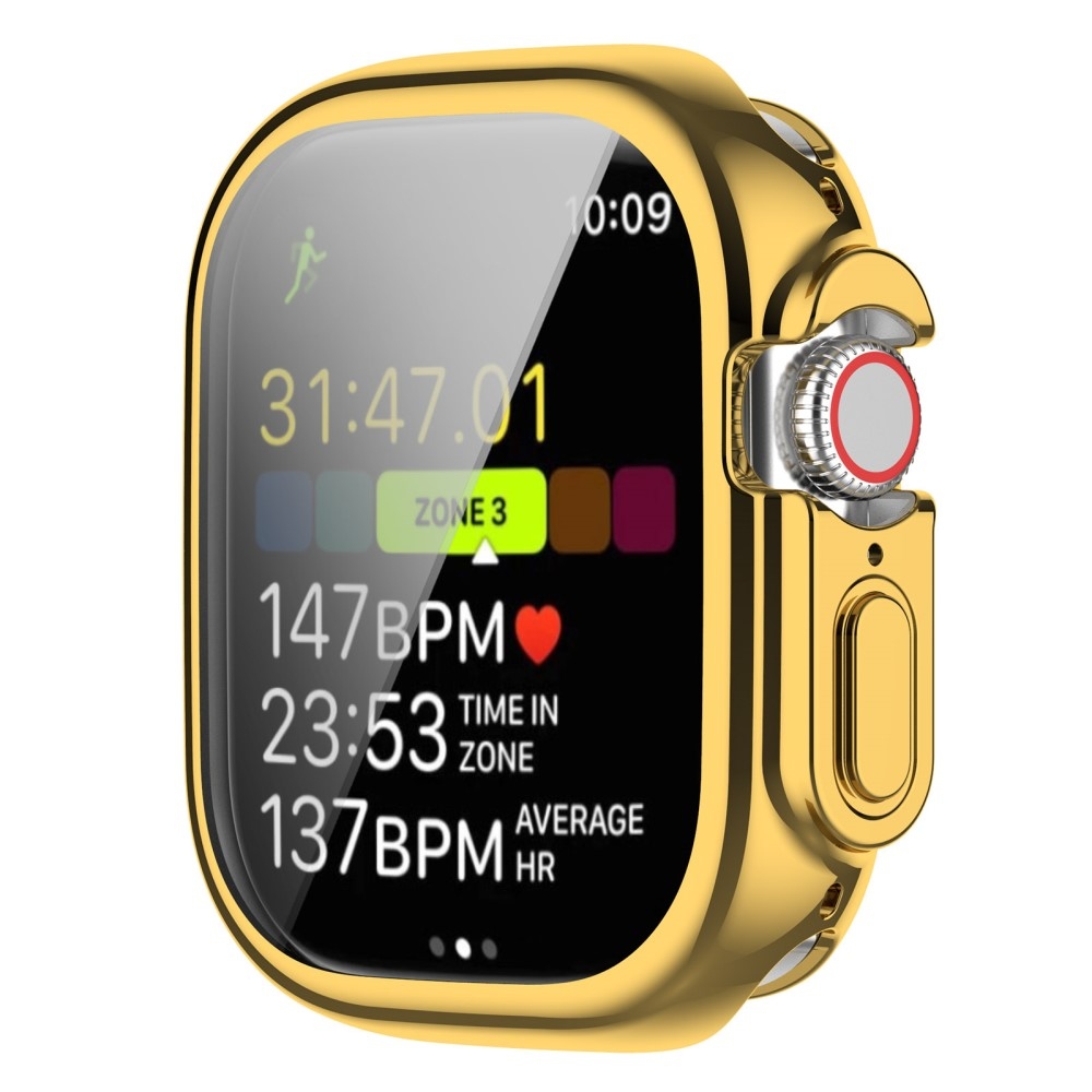 Puha, felpattintható zselés védőtok Apple Watch Ultra/Ultra 2 49 mm-es órához - arany színű
