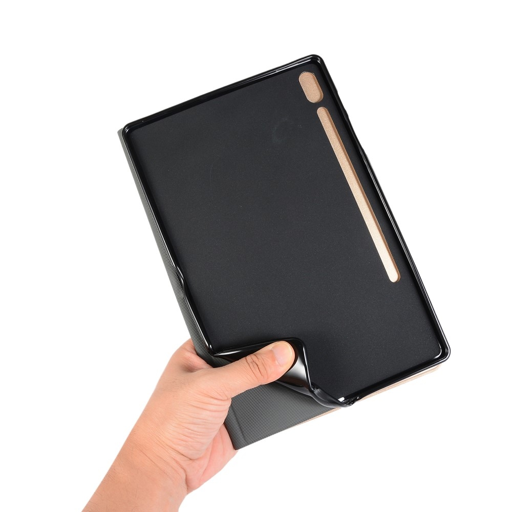 Fedélzáró tok Lenovo Tab P12 Pro táblagéphez - arany színű