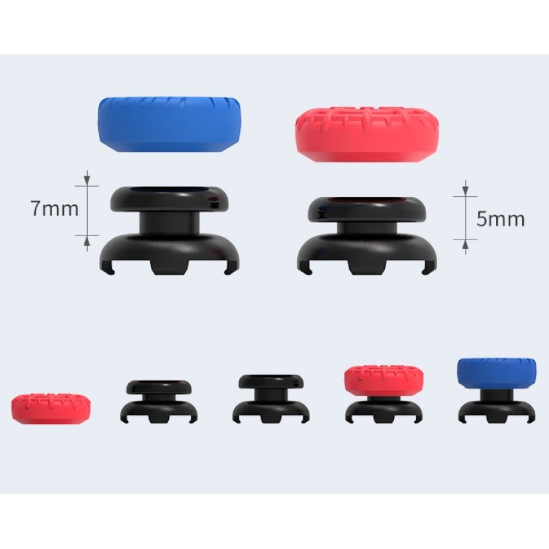 iPega P5029 Szilikon vezérlőpálca borítók PS5/PS4 4db piros/kékhez
