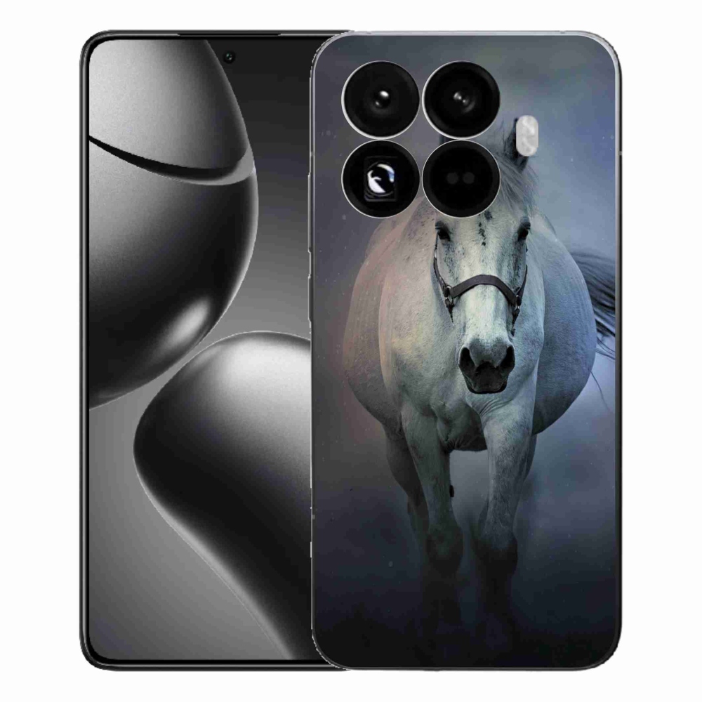Gél borítás mmCase a Xiaomi 15T Pro számára - futó fehér ló