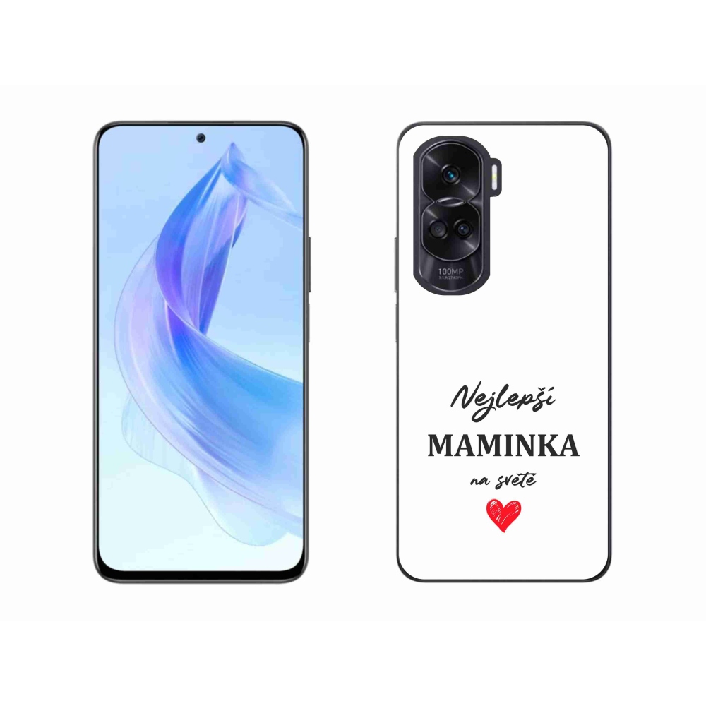 Gél borító mmCase a Honor 90 Lite készülékhez - legjobb anya 1 fehér háttér