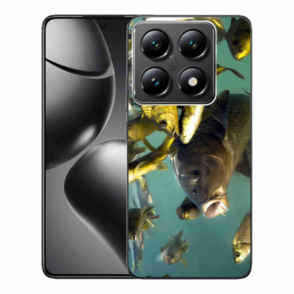Gél borítás mmCase a Xiaomi 14T Pro számára - halak iskolája