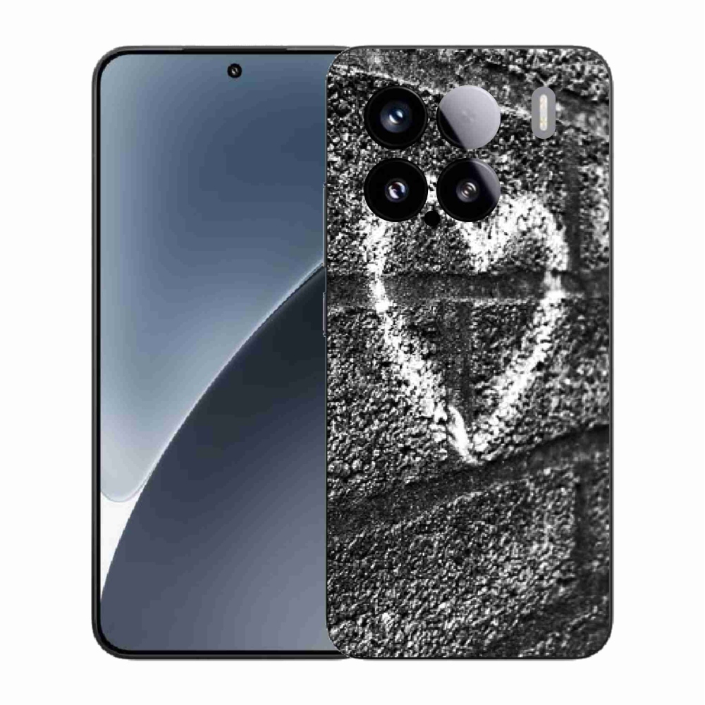 Gél borító mmCase a Xiaomi 15-hez - szív a falon