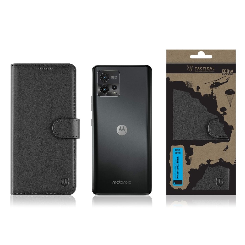 Taktikai terepi jegyzetek a Motorola G72 fekete készülékhez