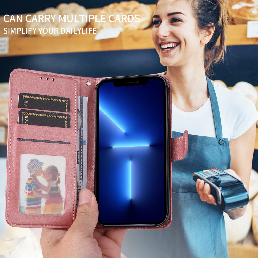 Vérrögök könyv tok a Xiaomi Poco F7 5G-hez - rózsaszínű