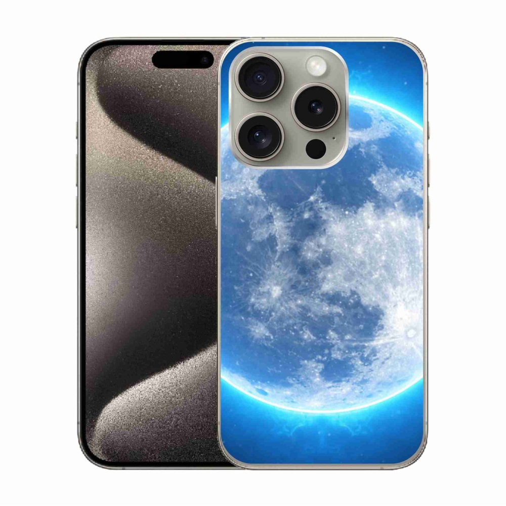 Gél tok mmCase iPhone 15 Pro készülékhez - földgömb alakú
