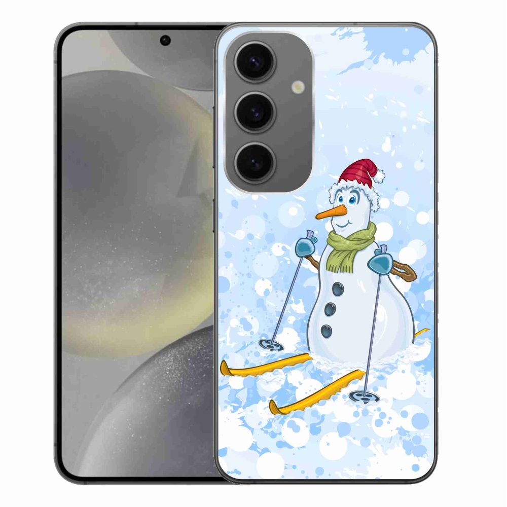 Gél védőhuzat mmCase Samsung Galaxy S24+ készülékhez - hóember