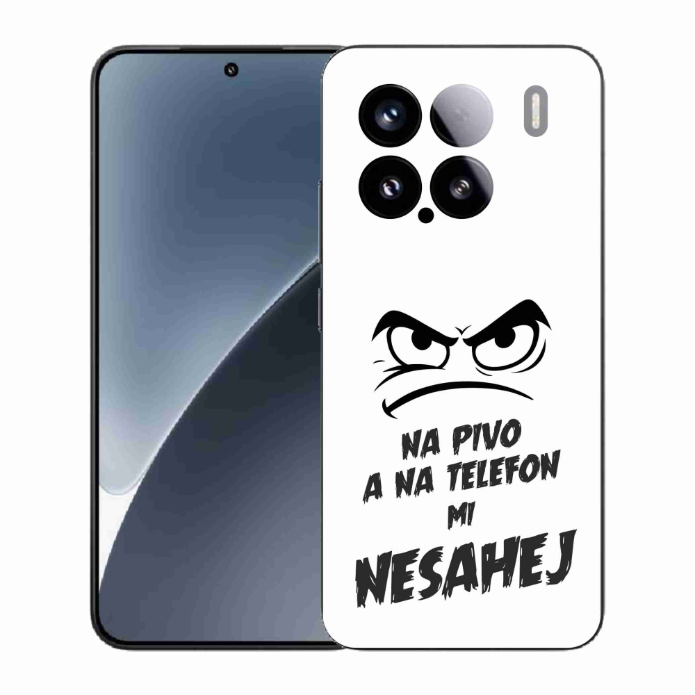 Gél borító mmCase a Xiaomi 15 - sör motívum 2 fehér háttérrel