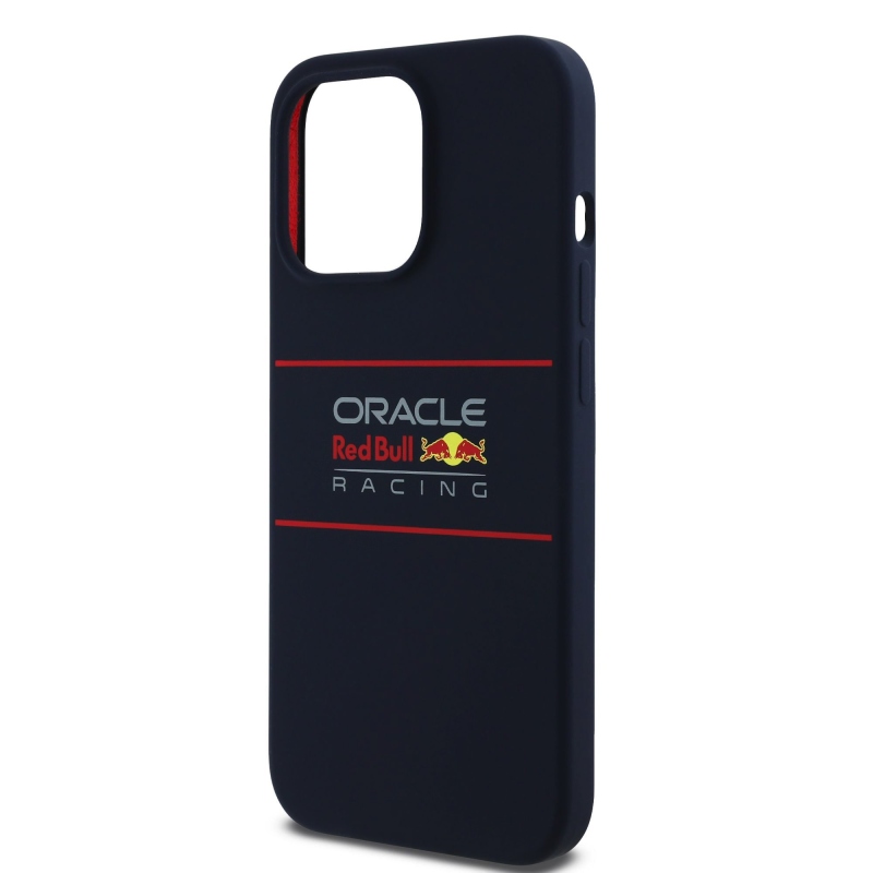 Red Bull szilikon vízszintes logós MagSafe hátlap iPhone 13 Pro tengerészgyalogsághoz