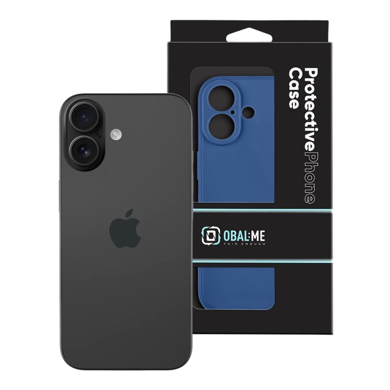 COVER:ME matt TPU borító Apple iPhone 17 sötétkékhez