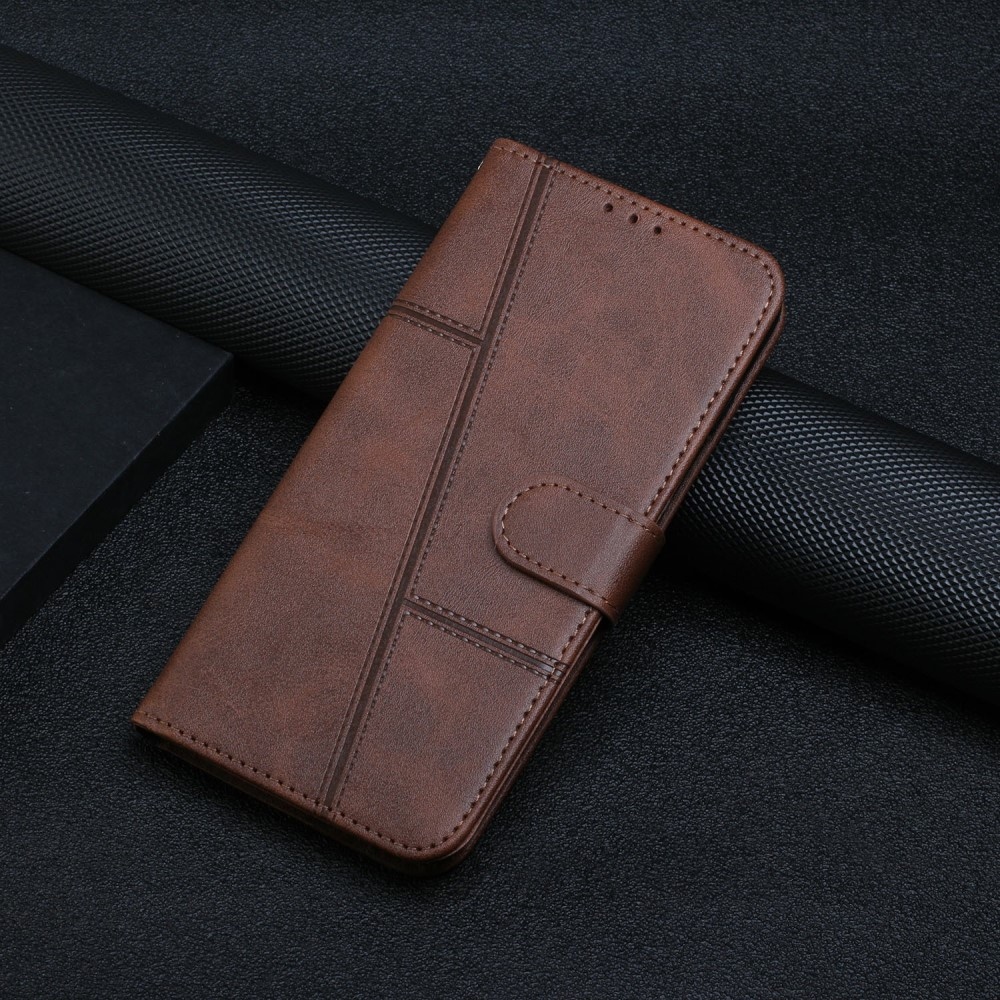 Line könyvtáska a Realme C75 készülékhez - barna