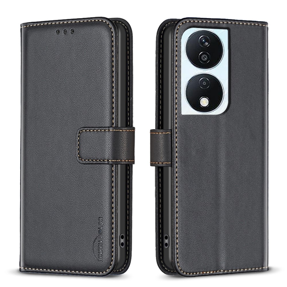 BNF könyvtáska Honor X7b/Honor 90 Smart készülékhez - fekete