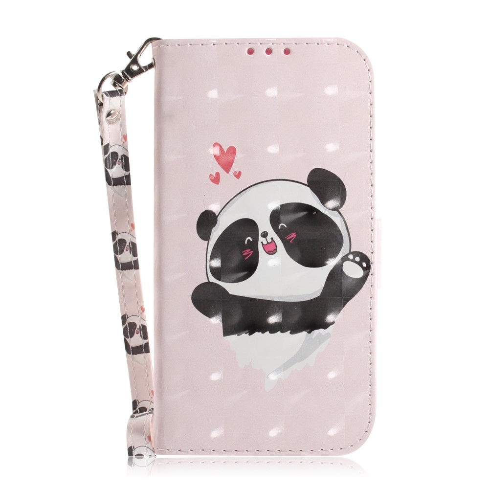 Nyomtatott könyv tok a Xiaomi Redmi 12 4G/5G készülékhez - aranyos panda