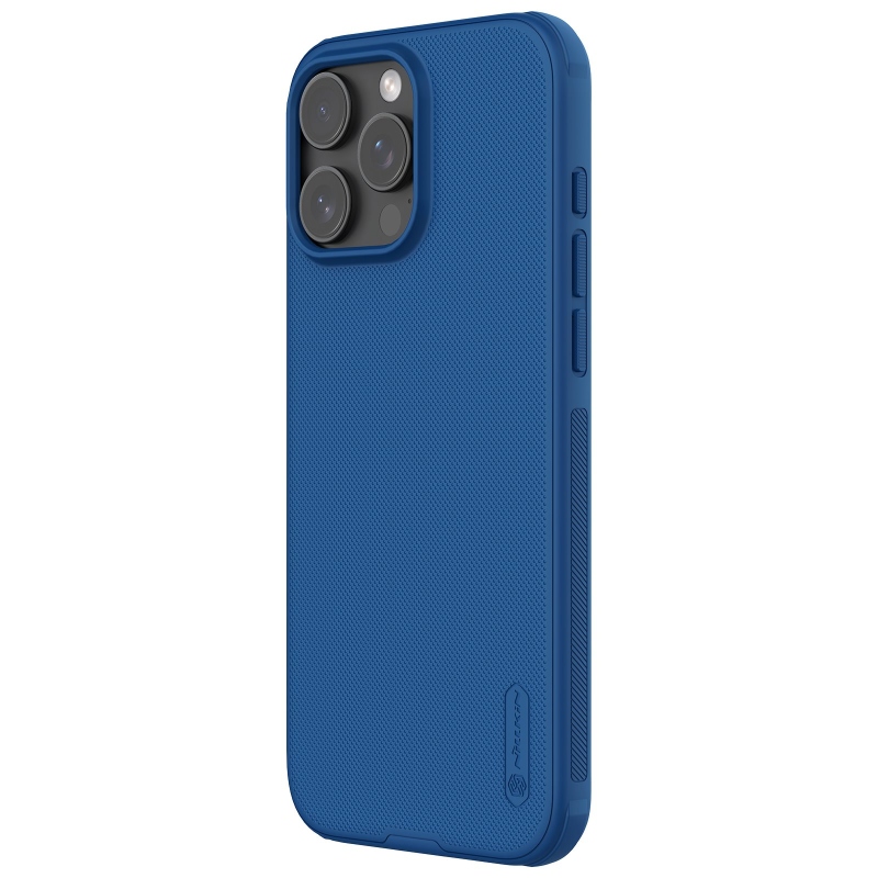 Nillkin Super Frosted PRO hátlap az Apple iPhone 16 Pro Max készülékhez Kék