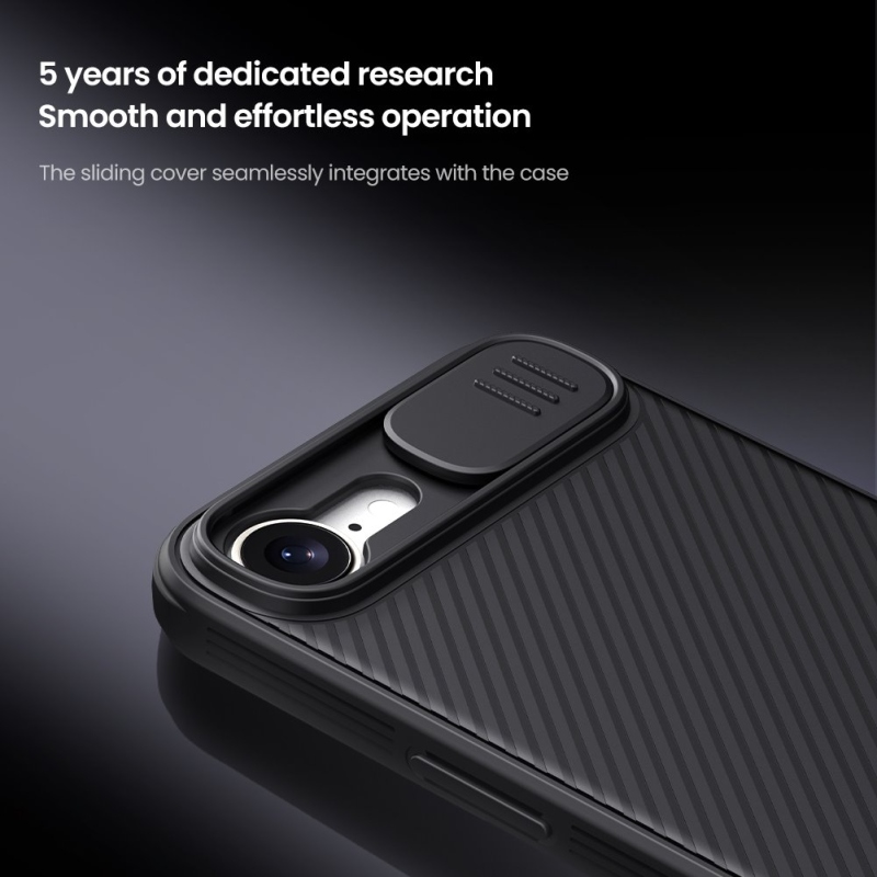 Nillkin CamShield PRO mágneses hátlap Apple iPhone 16e készülékhez Fekete