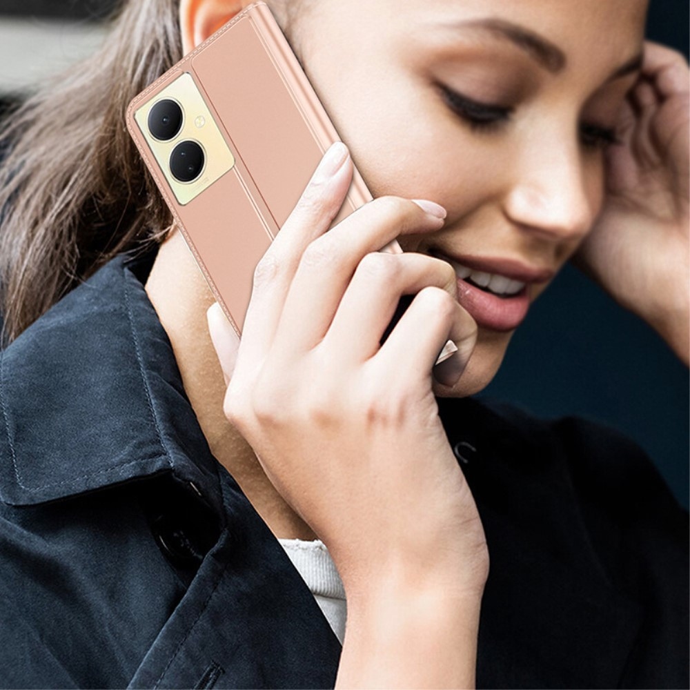DUX könyv tok a Vivo V29 Lite 5G-hez - rózsaarany