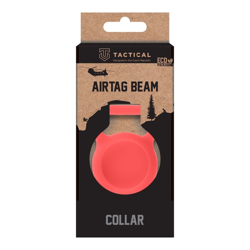 Taktikai Airtag Beam nyakörv piros