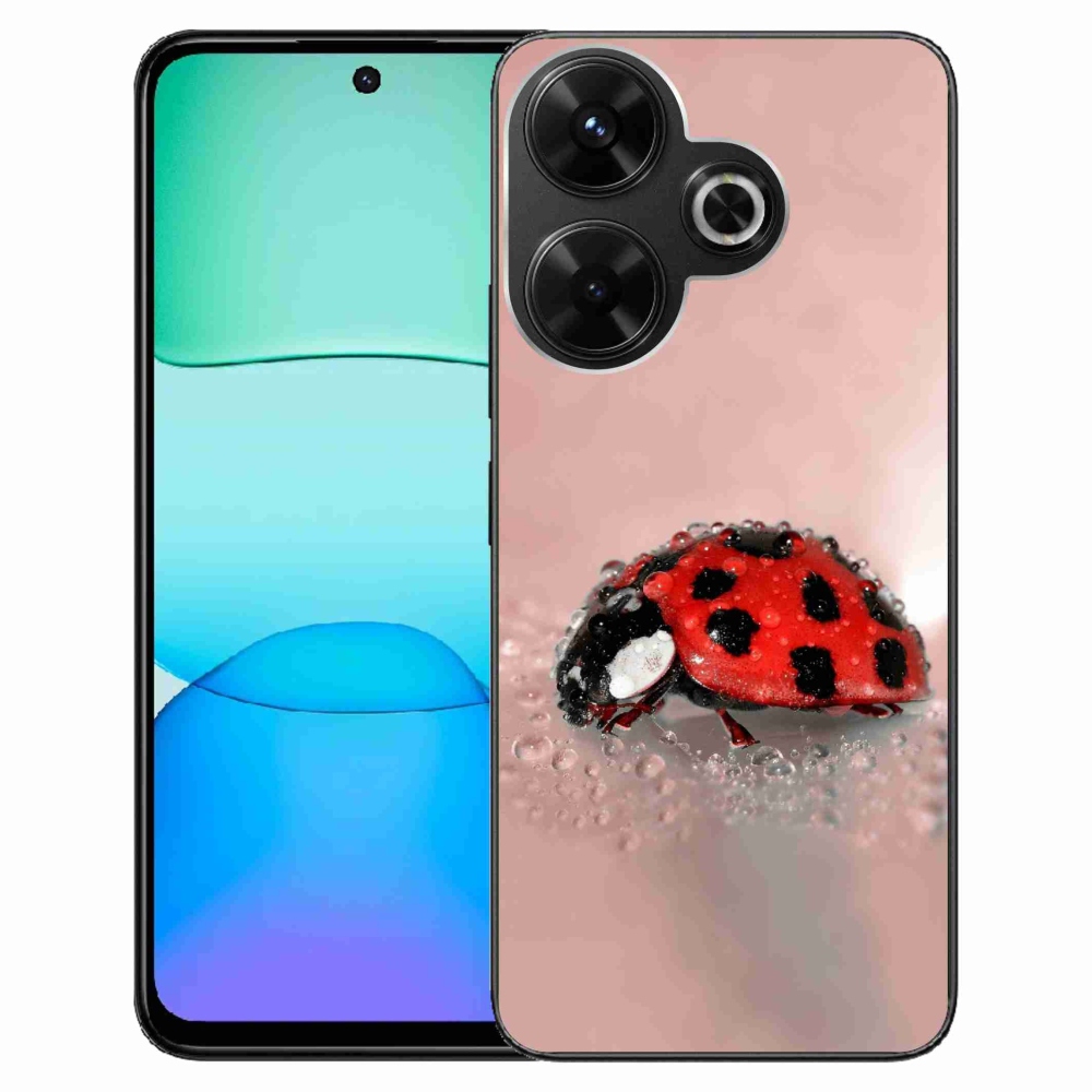 Gél borító mmCase a Xiaomi Redmi 13 4G/Poco M6 4G - katicabogárhoz