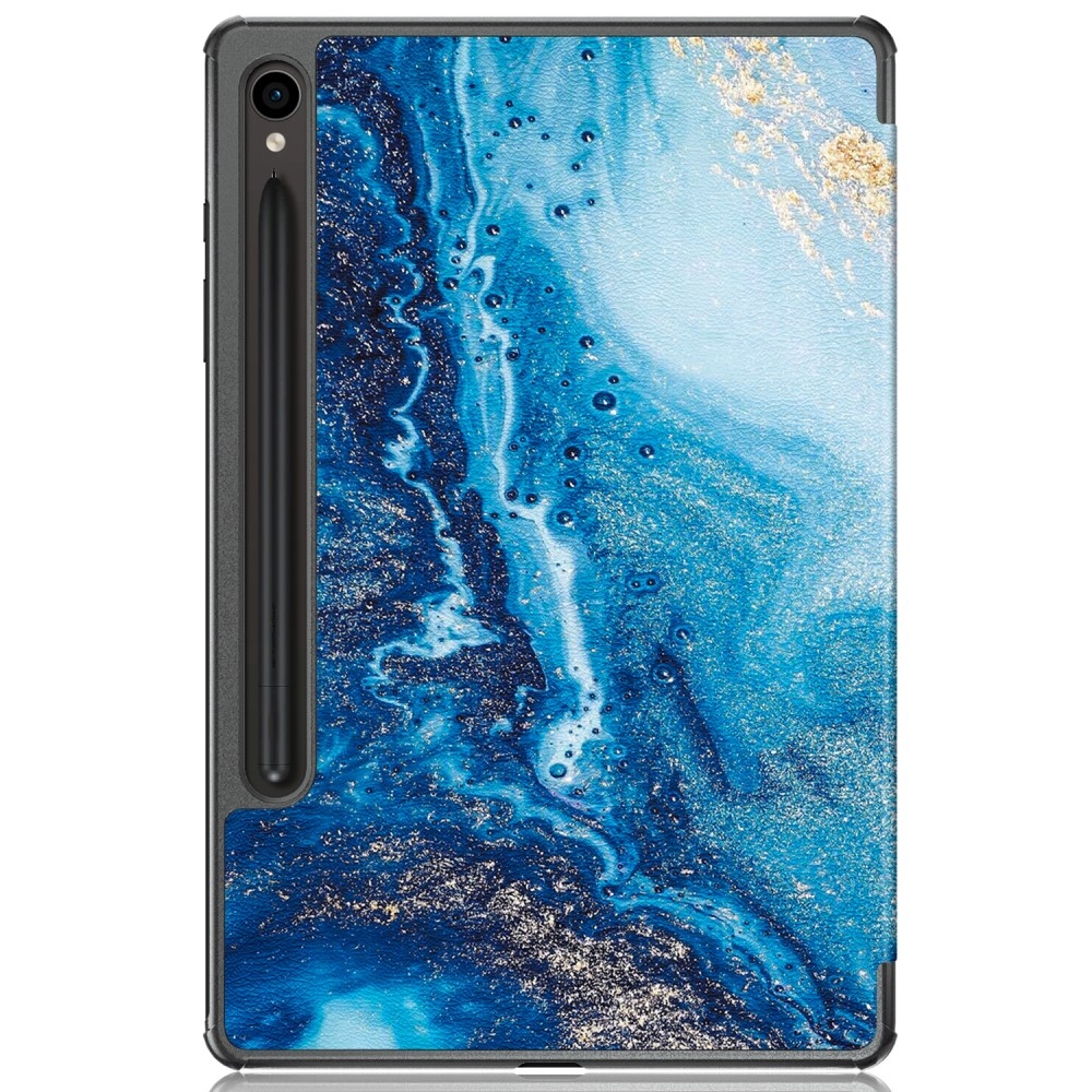 Nyomtatás intelligens záró tok Samsung Galaxy Tab S9/Tab S10 készülékhez - tengeri hullámok