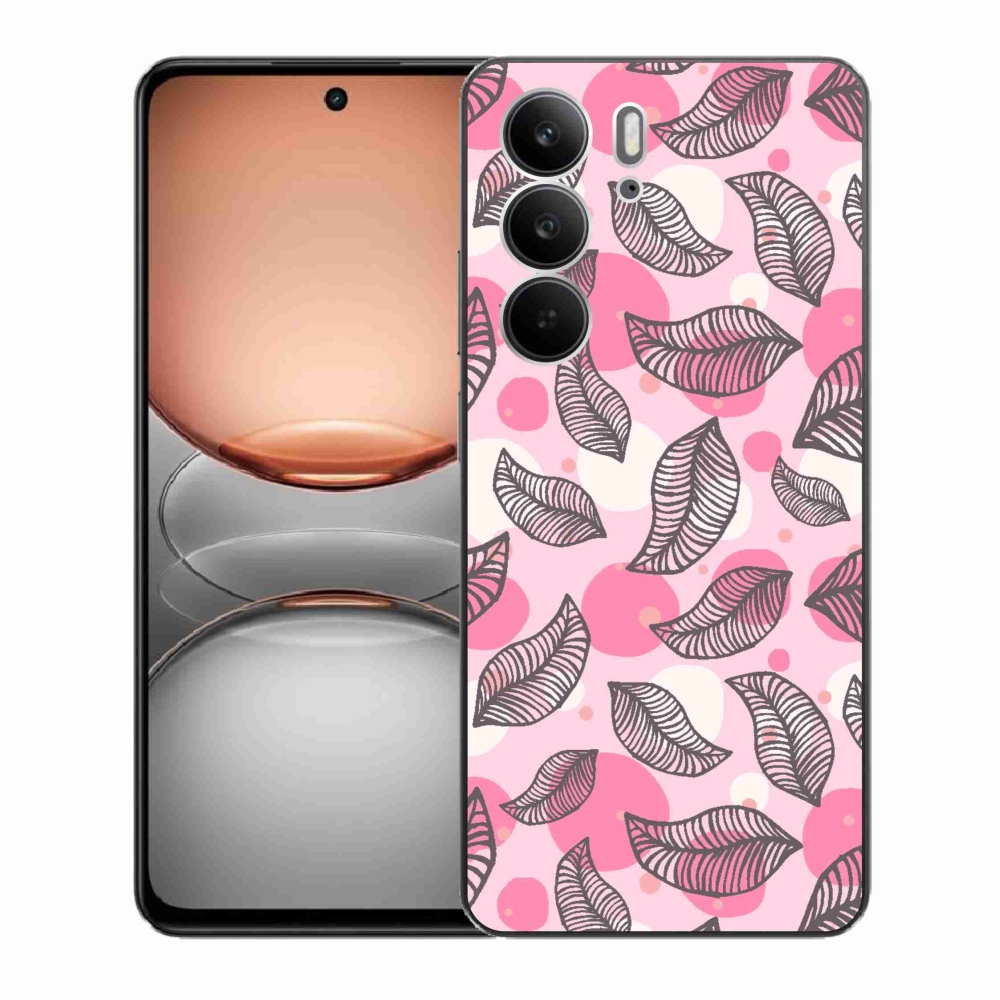 Gél borító mmCase a Realme C75 készülékhez - rajzfilmes hulló levelek