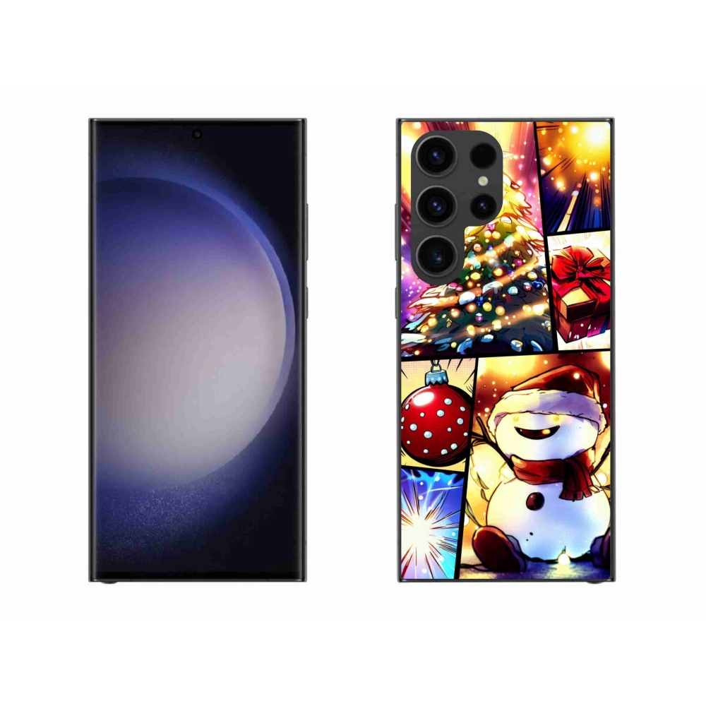 Gél borítás mmCase Samsung Galaxy S23 Ultra 5G - Karácsonyi motívumok 1
