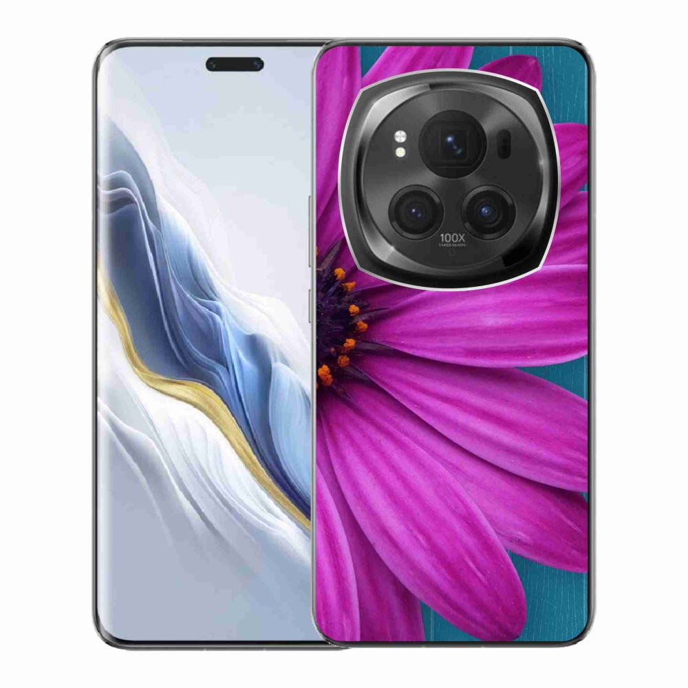 Gél tok mmCase a Honor Magic 6 Pro 5G készülékhez - lila margaréta