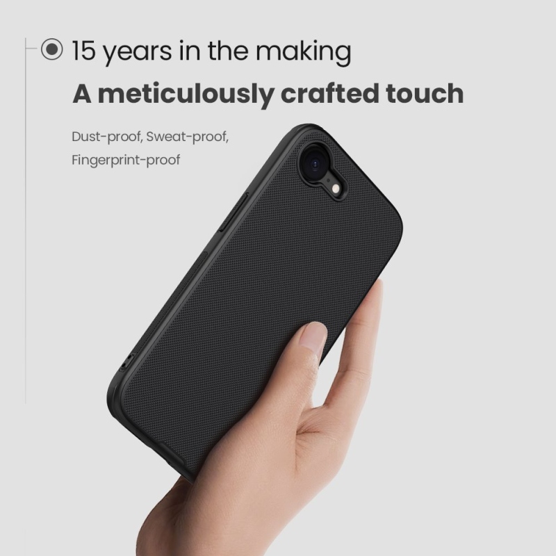 Nillkin Super Frosted PRO hátlap az Apple iPhone 16e készülékhez Kék
