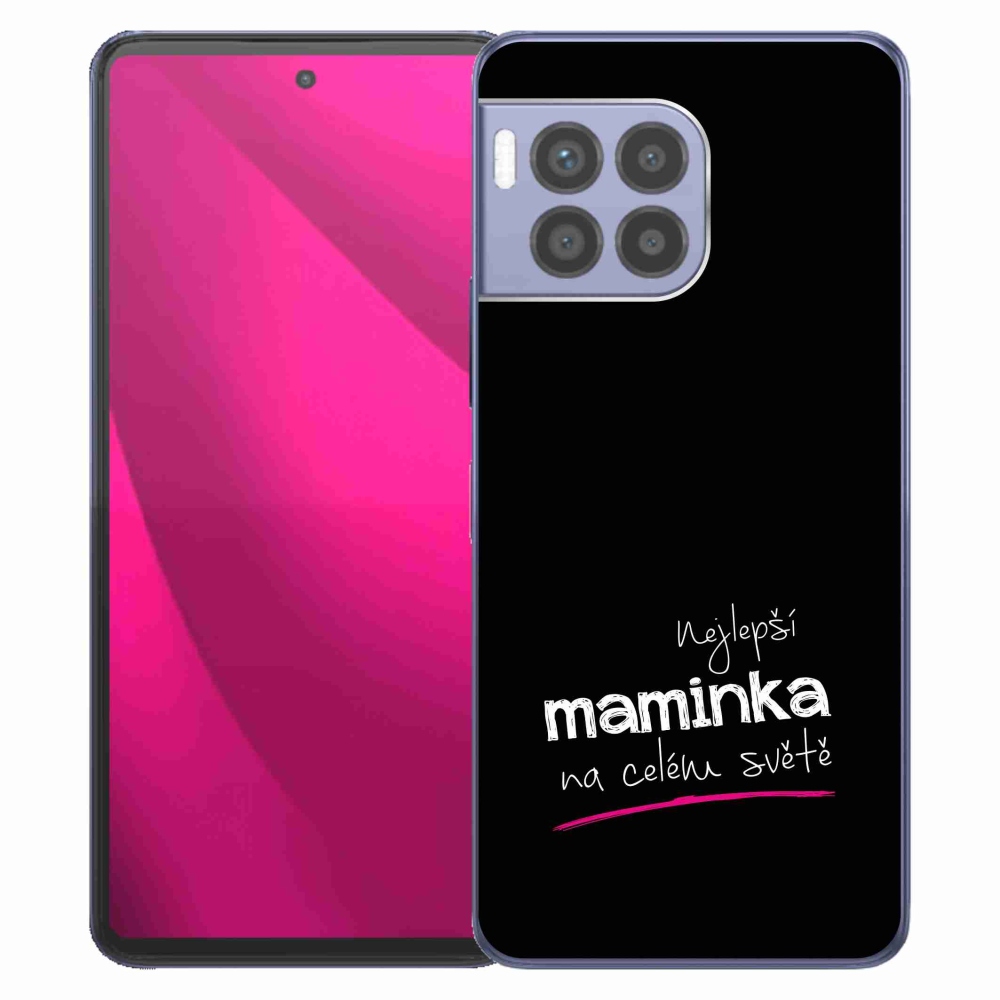 Gél borító mmCase a T-Mobile T Phone 2 Pro készülékhez - Best Mom 4 fekete háttér