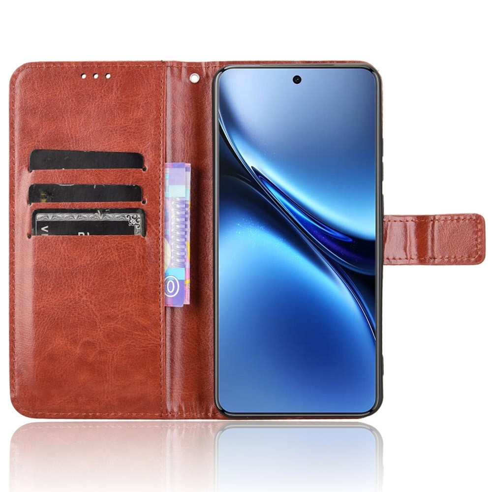 Őrült könyv tok a Vivo X200 Pro 5G-hez - barna