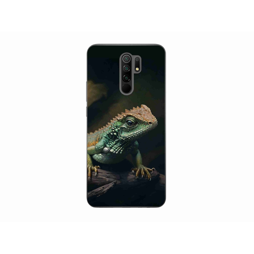 Gél borítás mmCase a Xiaomi Redmi 9-hez - gyík