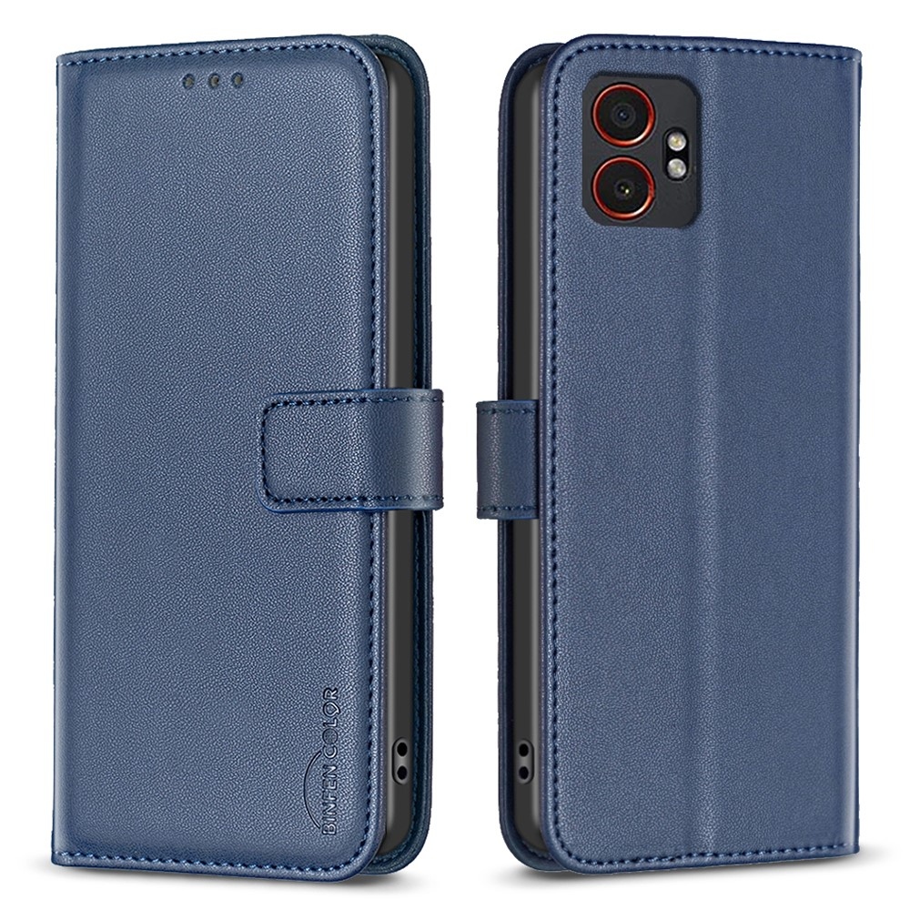 BNF könyvtáska Samsung Galaxy Xcover 7 Pro készülékhez - kék