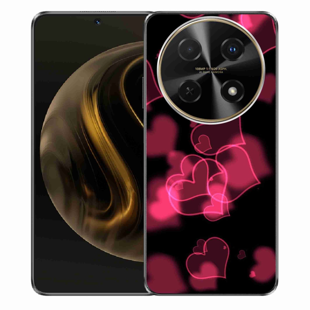 Gél borítás mmCase a Huawei Nova 12i készülékhez - piros szívek