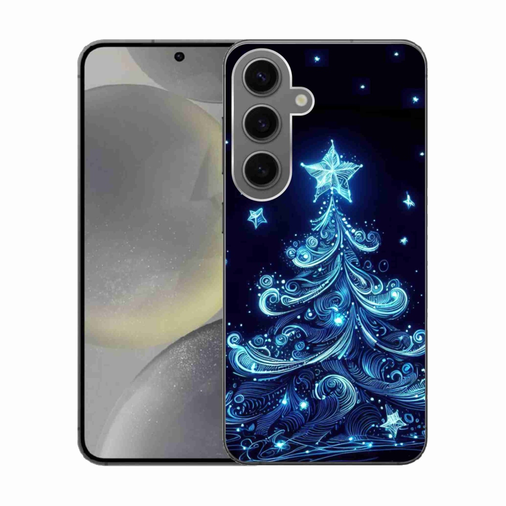 Gél borítás mmCase Samsung Galaxy S24 - neon karácsonyfa 4