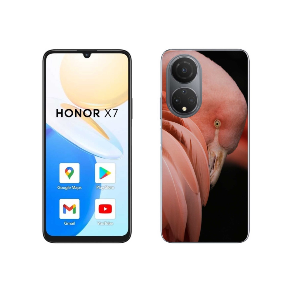 Zselés borítás mmCase a Honor X7 készülékhez - flamingó 3