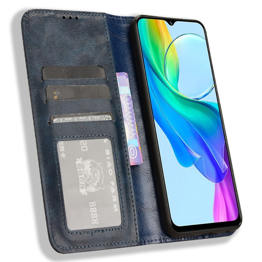 Könyvtáska a Vivo Y28s 5G-hez - kék