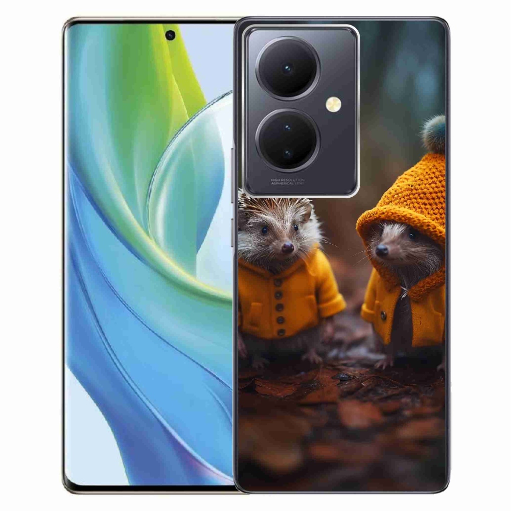 Gél borítás mmCase a Vivo V29 Lite 5G-hez - süni