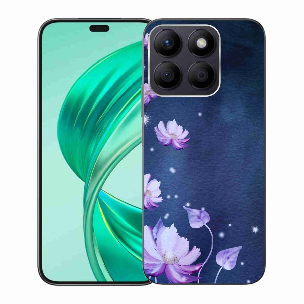 Gél tok mmCase a Honor X8b számára - hulló virágok
