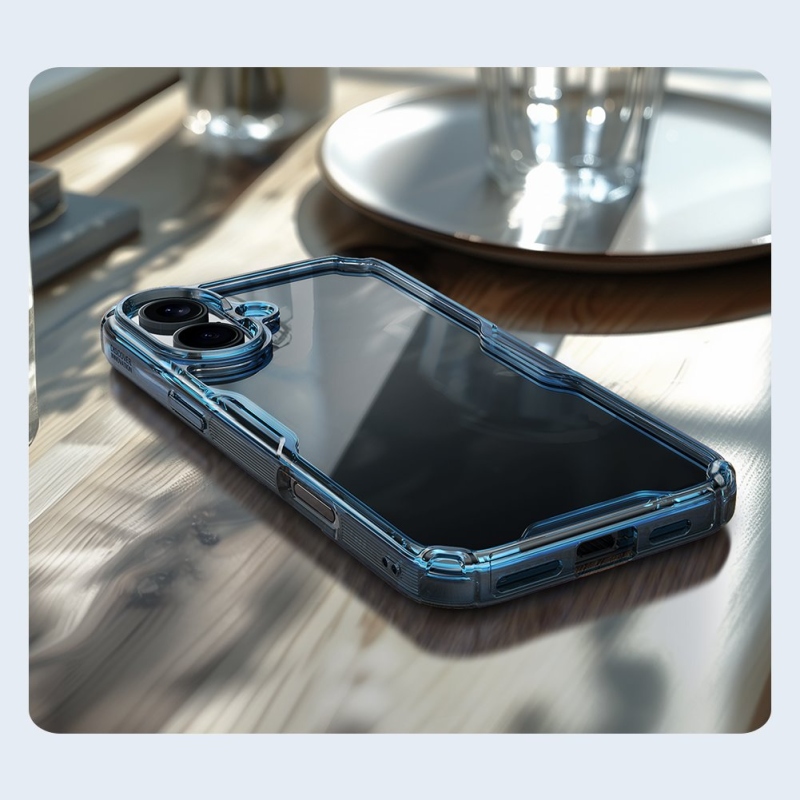 Nillkin Nature TPU PRO borító Apple iPhone 16 kékhez