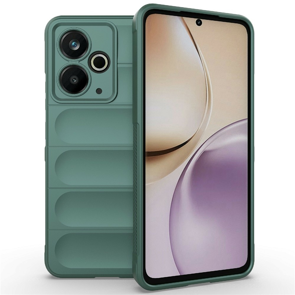 Rugg tartós zselés tok a Realme 14T 5G készülékhez - zöld