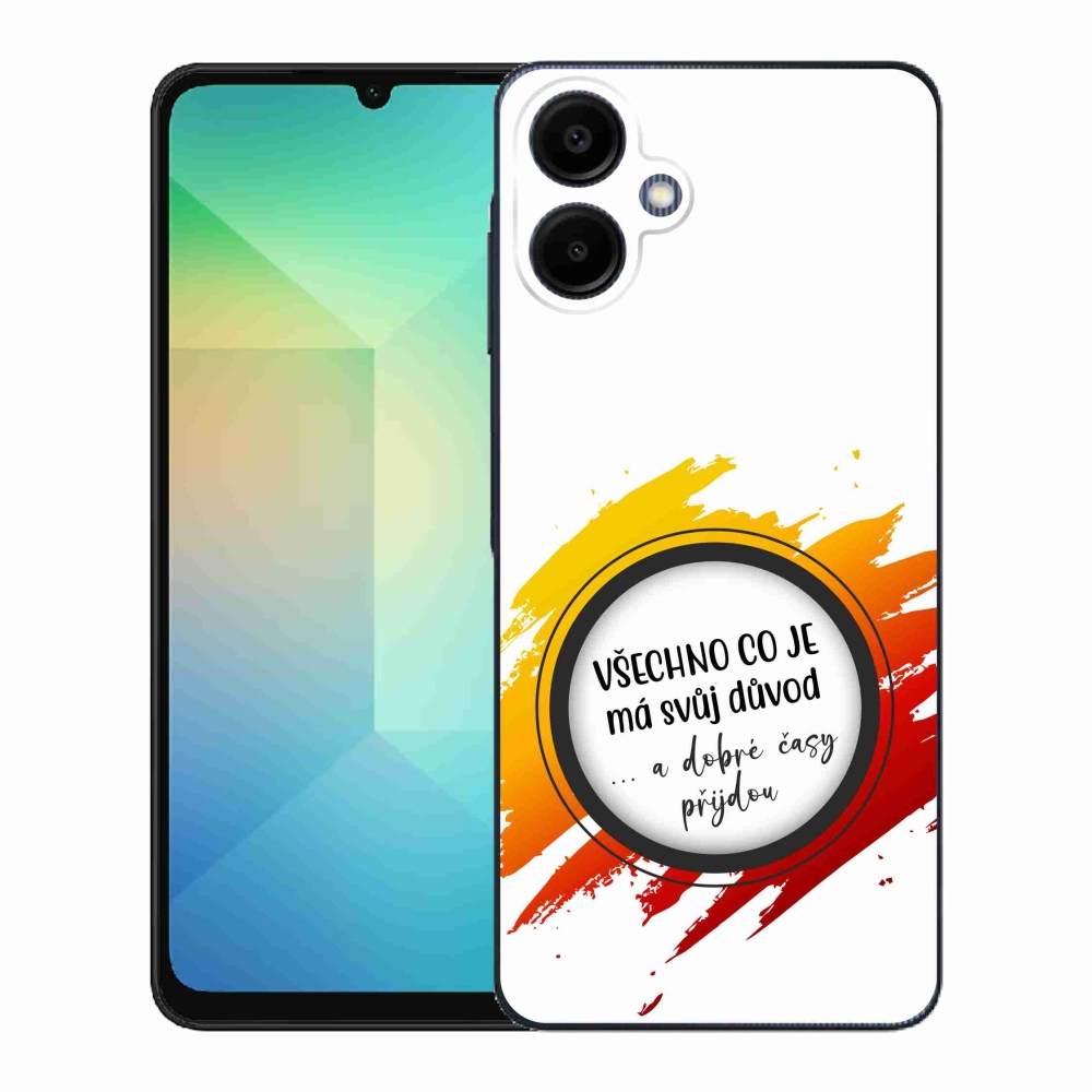 Gél borítás mmCase Samsung Galaxy A06 4G - idézet 3 fehér háttér