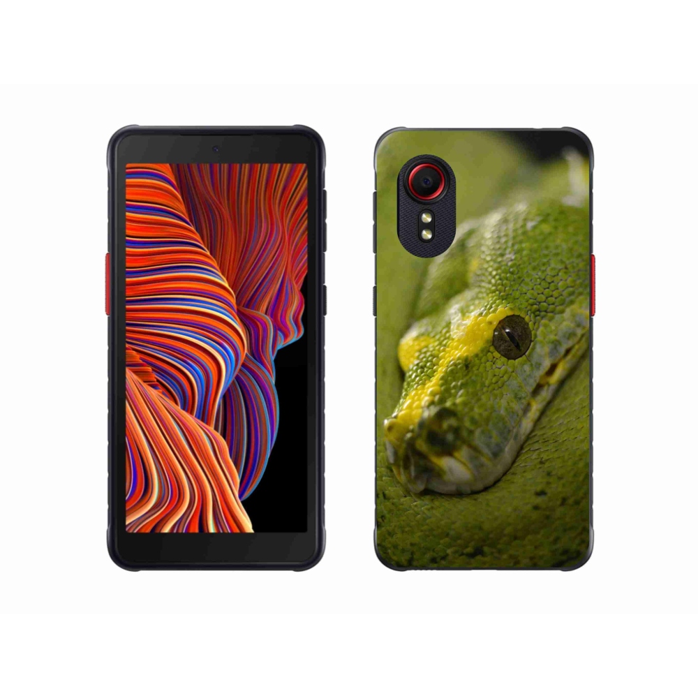 Gél borítás mmCase Samsung Galaxy Xcover 5 - kígyó 2