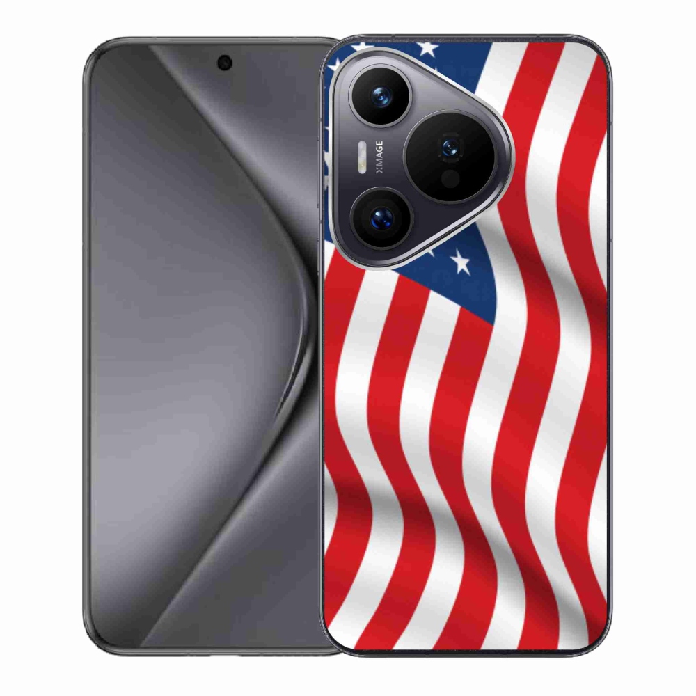 Gél borító mmCase a Huawei Pura 70 készülékhez - amerikai zászló