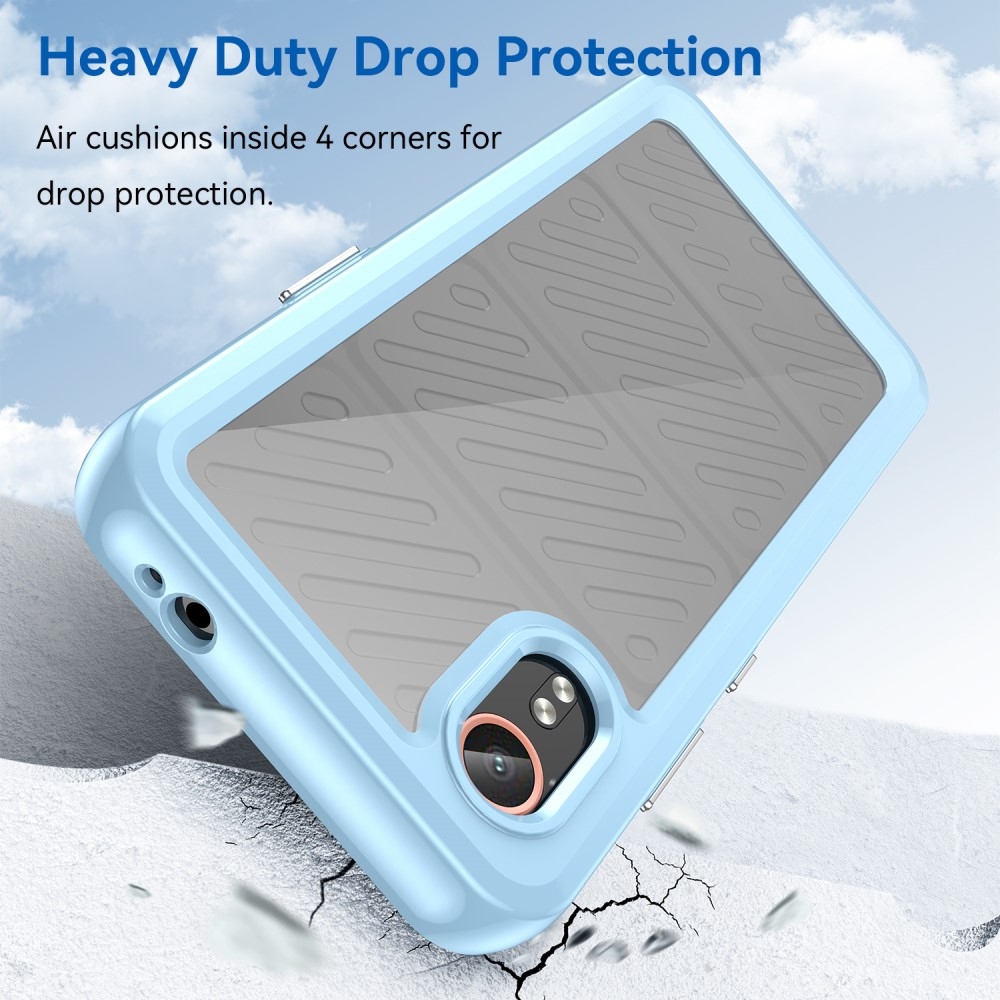 Gél tok fix hátlappal Samsung Galaxy Xcover 7 készülékhez - kék