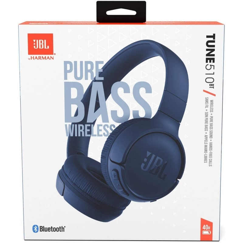 JBL Tune T510 Bluetooth-fejhallgató kék