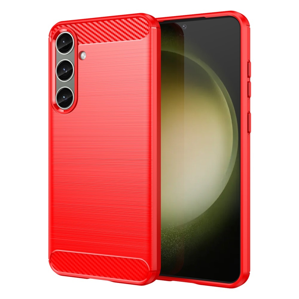 Szénálló zselés tok Samsung Galaxy S24+/S25+ készülékhez - piros