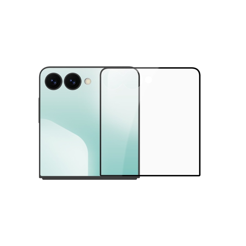 Nillkin edzett üveg 2.5D CP+ PRO fekete a Samsung Galaxy Z Flip 7 készülékhez